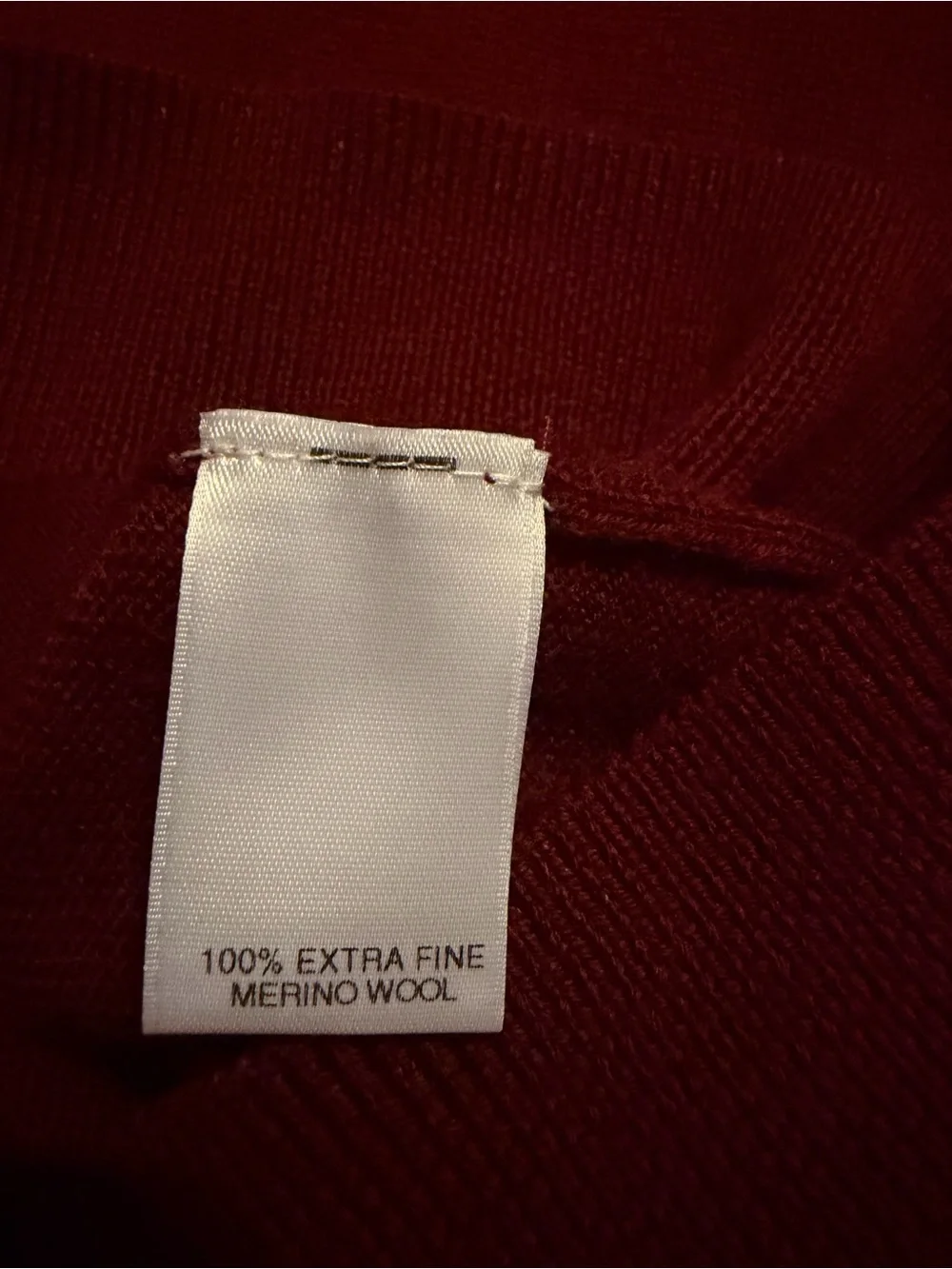 Men's‎ 100% Merino Wool V-Neck Sleeveless Sweater Vest - Deep Burgundy